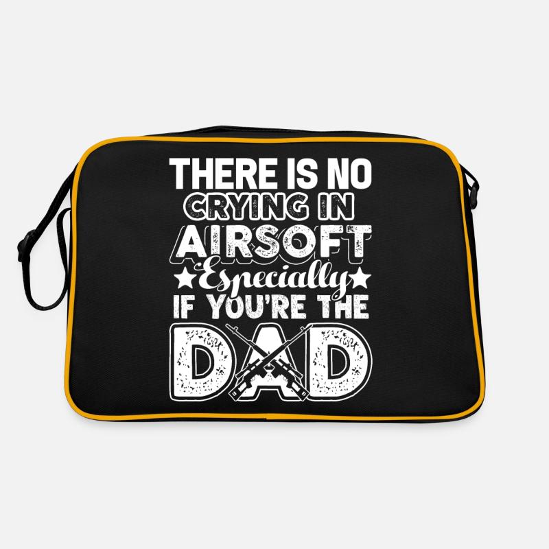 Airsoft Airsoft Dad - Retro Bag - black/gold
