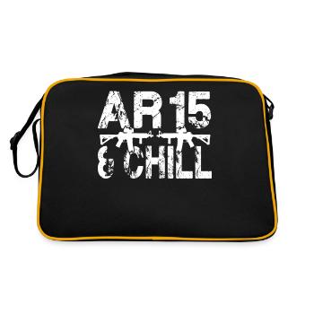 AR 15 AR 15 And Chill - Retro Bag - black/gold - Back