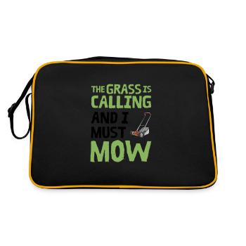Lawn Mower - Retro Bag - black/gold - Back