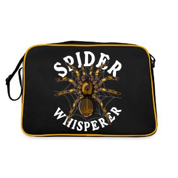 Tarentules Whisperer Arachnide Cadeau Araignée - Sac Retro - noir/or - Dos