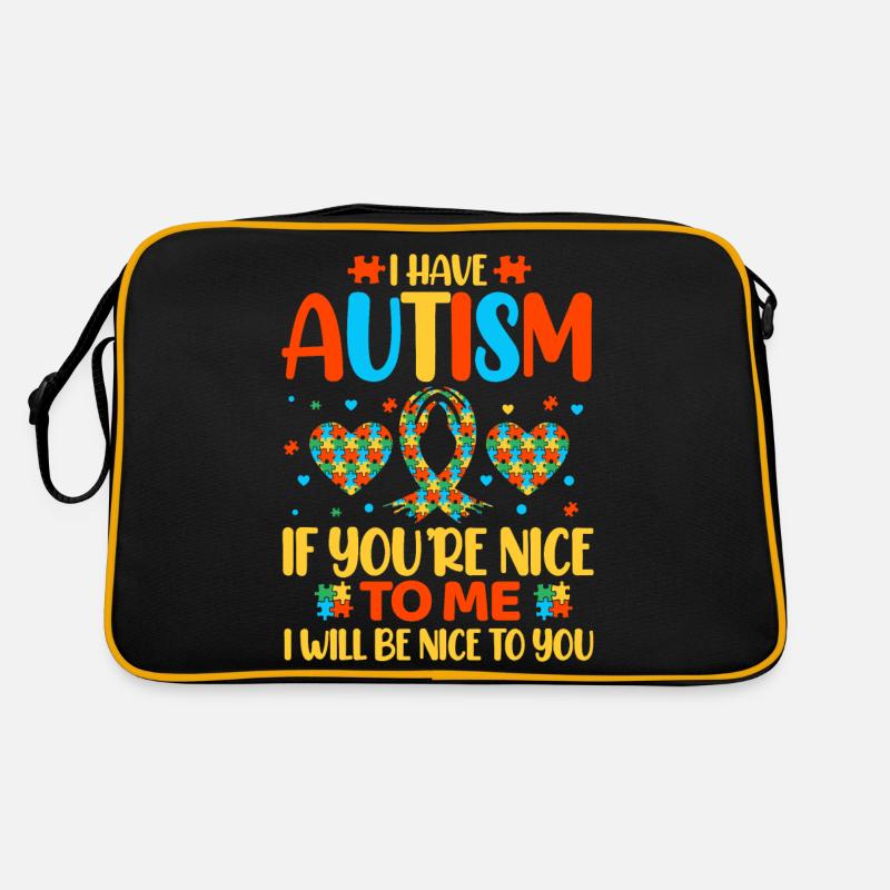 Autism Autistic Retro Bag