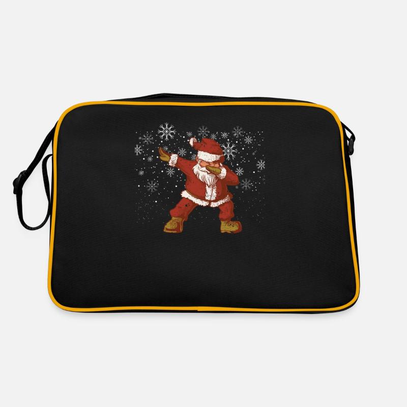 Noël Dabbing Père Noël Drôle de Noël Dab Sac Retro