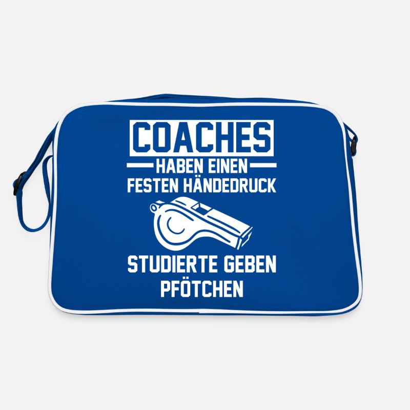 Mannschaft Trainer Und Coach Retro Tasche