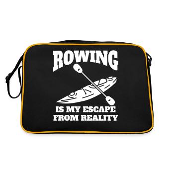 Club d’aviron Équipe d’aviron Aviron Aviron - Sac Retro - noir/or - Dos