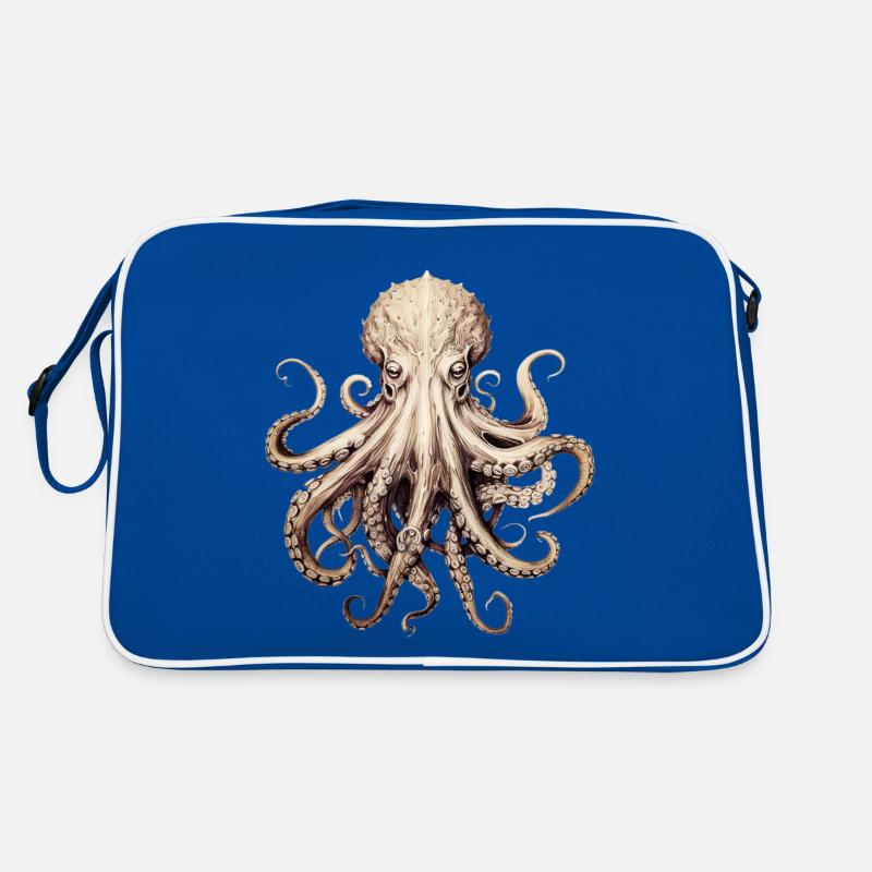 Octopus - stylish, modern, abstract - Kraken Retro Bag