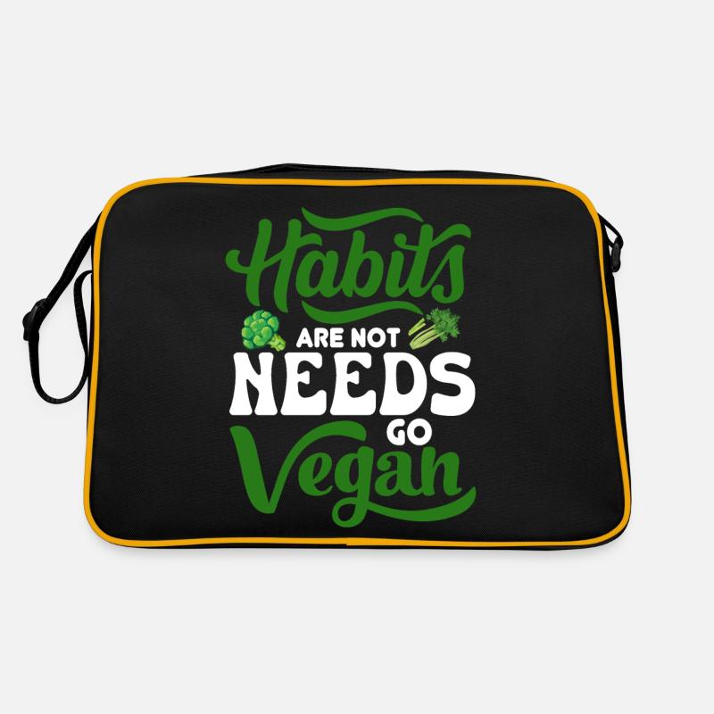 Véganisme végétalien Sac Retro