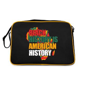 Black History Month Black History - Retro Bag - black/gold - Back
