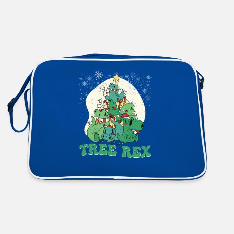 Dinosaure de Noël Rex Pyjamas Drôle Sac Retro