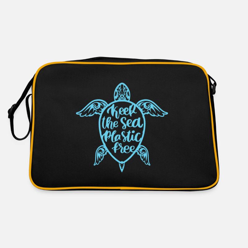 Gardez le plastique marin libre Sac Retro