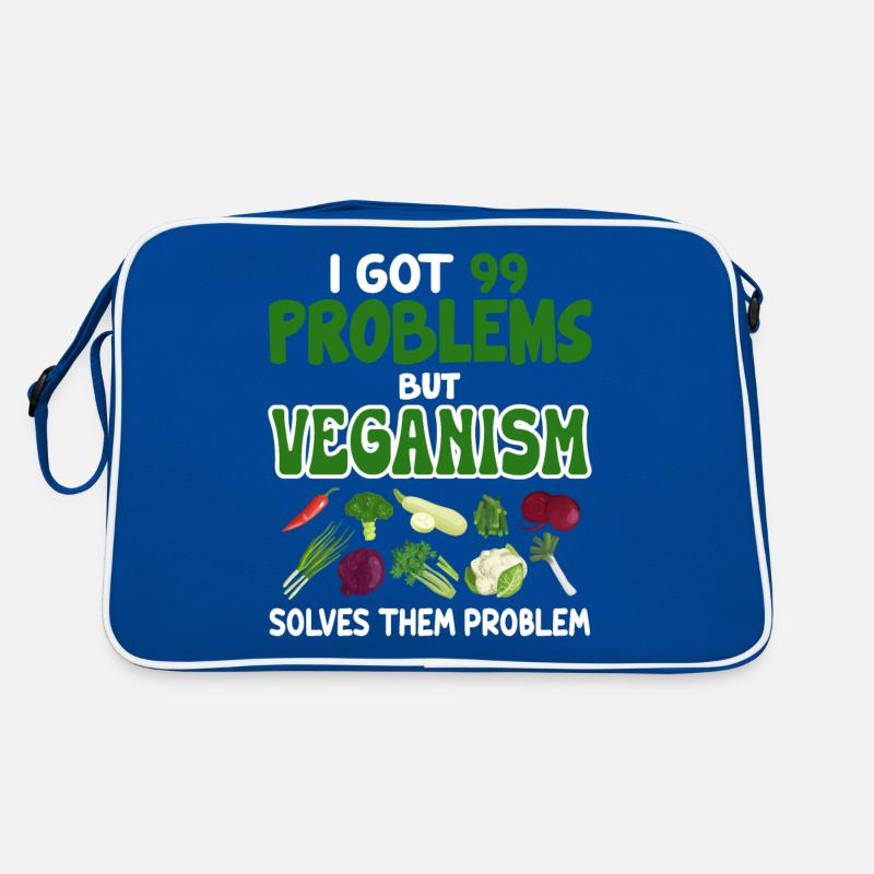 Véganisme végétalien Sac Retro