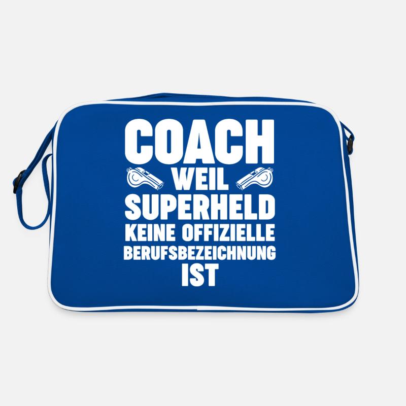 Mannschaft Trainer Und Coach Retro Tasche