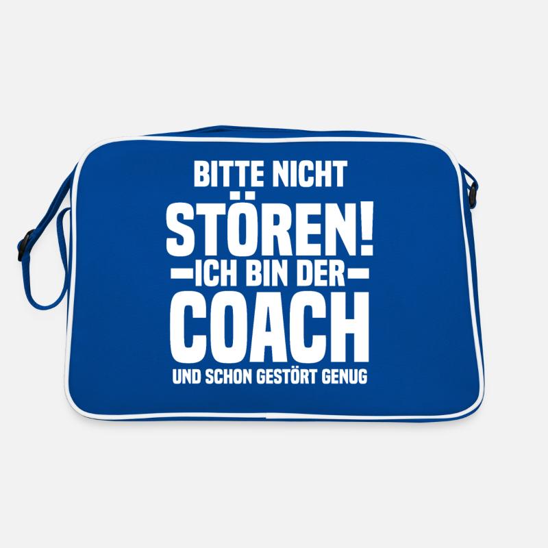 Mannschaft Trainer Und Coach Retro Tasche