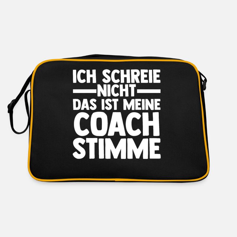 Mannschaft Trainer Und Coach Retro Tasche