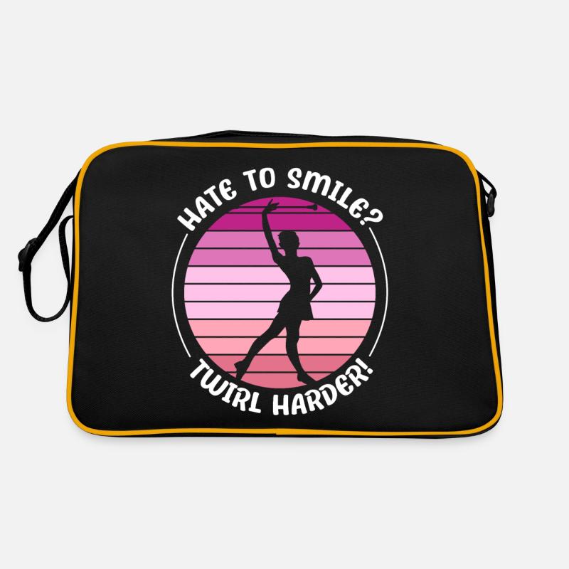 Bâton Twirling Hate To Smile - Twirl Matraque Sac Retro
