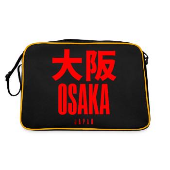 Osaka, Japan - Retro Bag - black/gold - Back