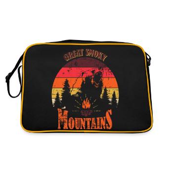 Great Smoky Mountains - Sac Retro - noir/or - Dos