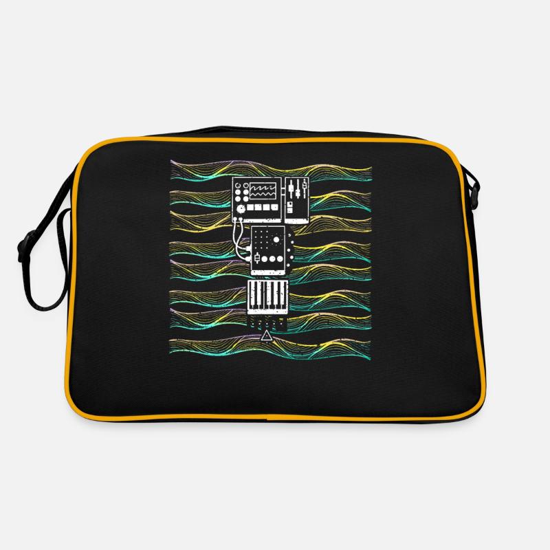 Synthesizer Synth Keyboard Elektronische Musiker Retro Tasche