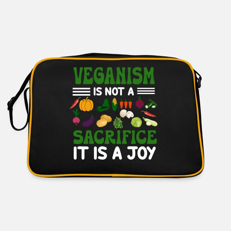 Véganisme végétalien Sac Retro