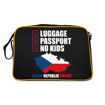 Baggage Pass Czech Republic Bound - Retro Bag - black/gold - Back