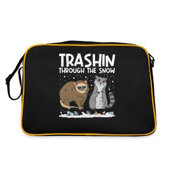 Trashin Through The Snow Garbage Gang Opossum - Sac Retro - noir/or - Dos