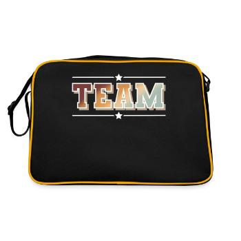 Équipe - Sac Retro - noir/or - Dos