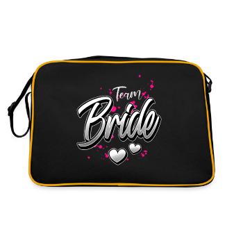 Enterrement de vie de jeune fille de l’équipe nuptiale - Sac Retro - noir/or - Dos