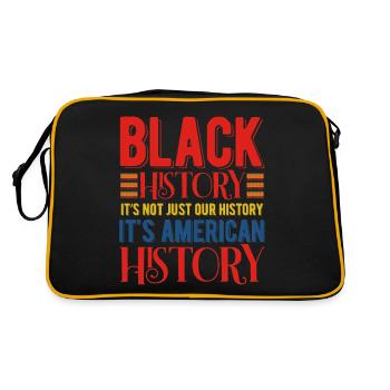 Black History Month Black History - Retro Bag - black/gold - Back
