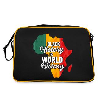 Black History Month Black History - Retro Bag - black/gold - Back