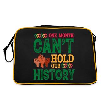 Black History Month Black History - Retro Bag - black/gold - Back