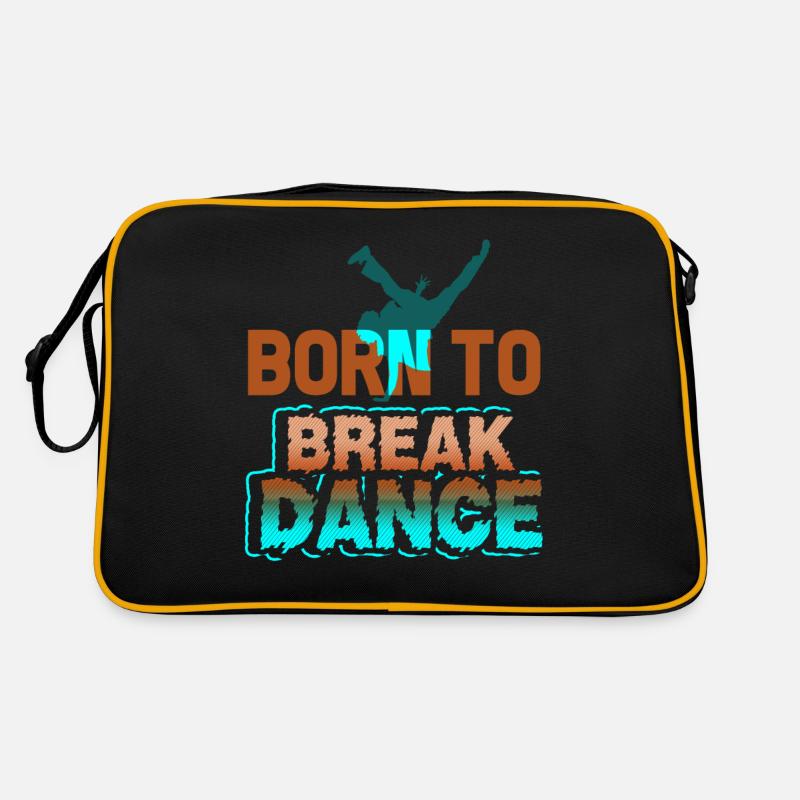 Breakdance Born To Breakdance Retro Bag