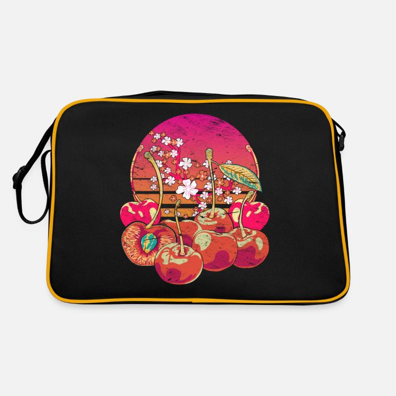 Retro Vaporwave Cherry Blossom Fruit Gift Cherry Retro Bag
