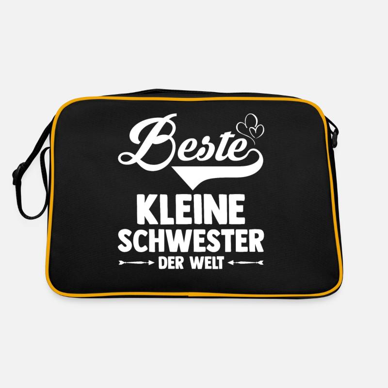 Geschwister Schwestern Schwester Retro Tasche