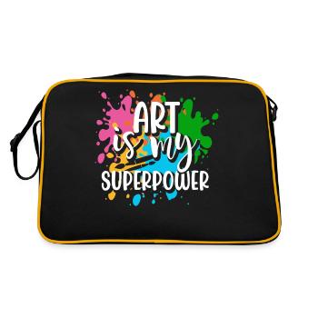 Artiste - Sac Retro - noir/or - Dos