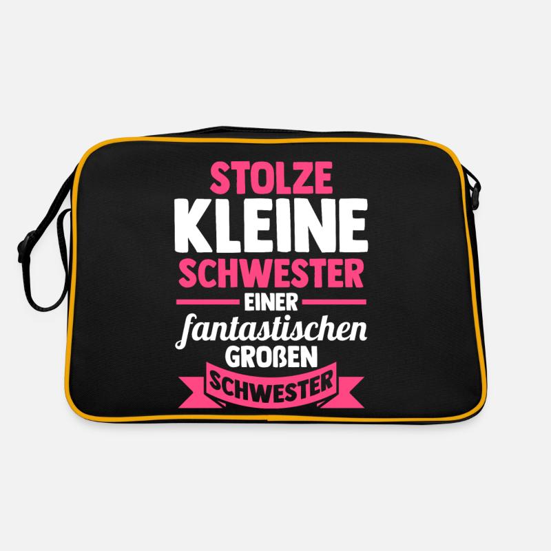 Geschwister Schwestern Schwester Retro Tasche