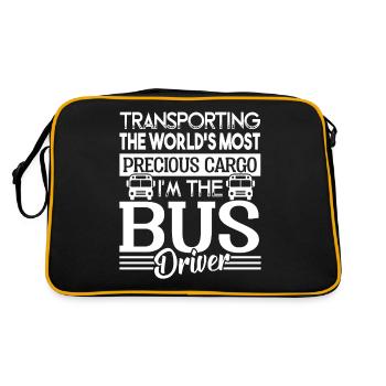 Bus Driver I'm The Bus Driver - Retro Bag - black/gold - Back