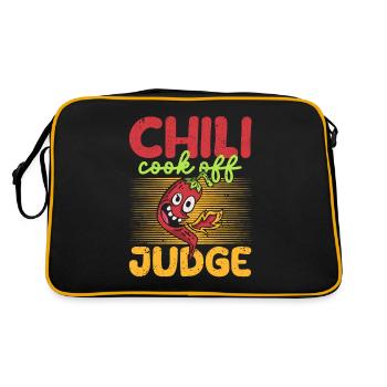Chili Cook Off Richter Funny Mexican BCC Chili - Retro Bag - black/gold - Back