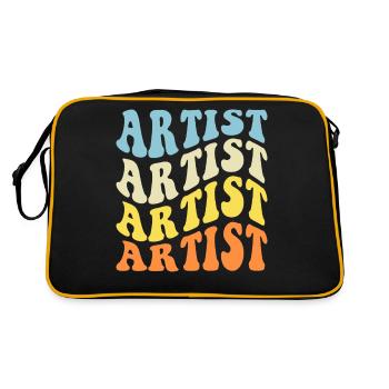 Artiste - Sac Retro - noir/or - Dos