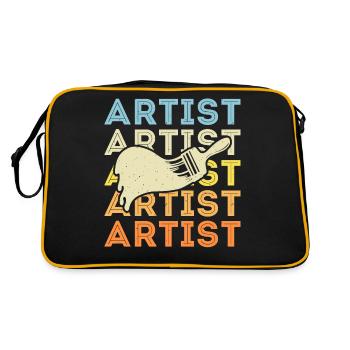 Artiste - Sac Retro - noir/or - Dos