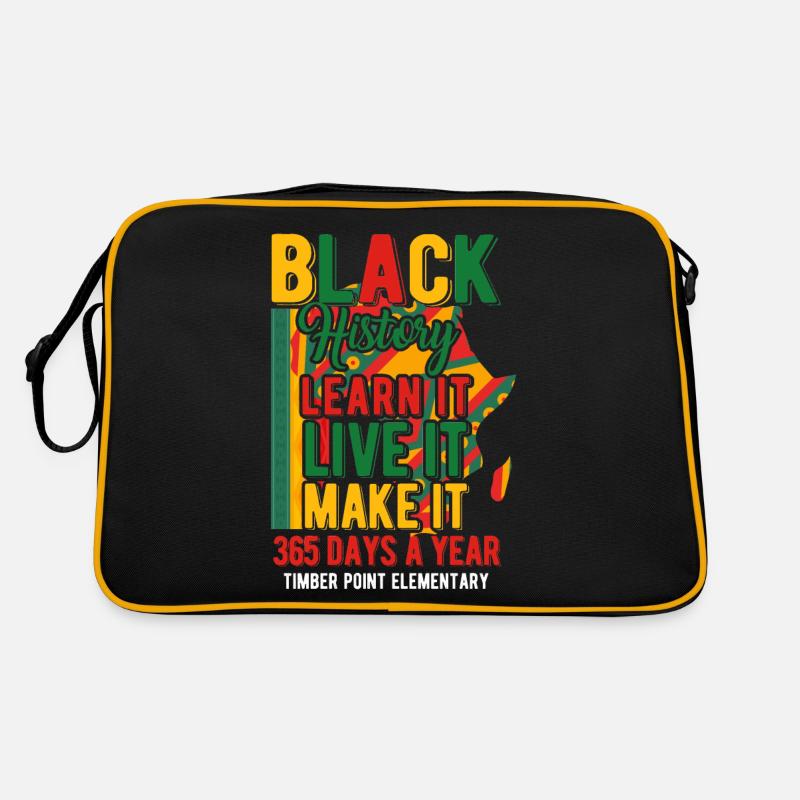 Mois de l’histoire des Noirs Histoire des Noirs Sac Retro