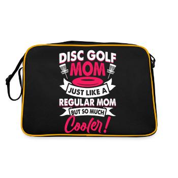 Discgolf Disc Golf - Retro Bag - black/gold - Back