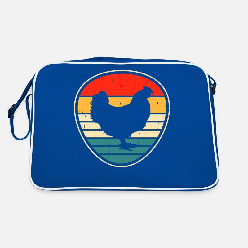 Hühner Huhn Retro Tasche