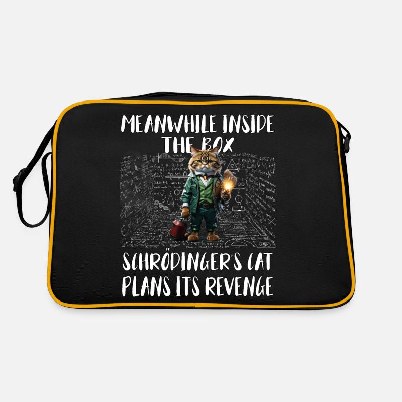 Meanwhile, in box Schroedingers cat plans revenge Retro Bag