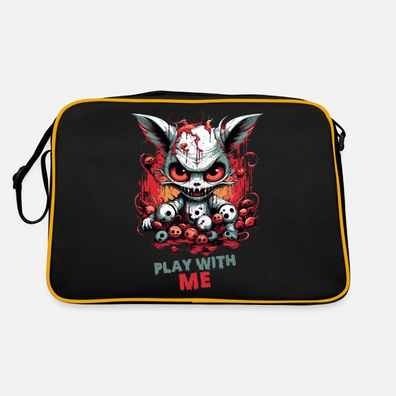 Halloween Cat Design - La Nuit des sorcières Sac Retro