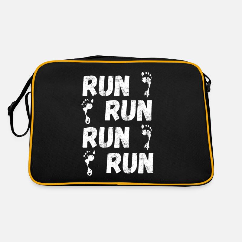 run, jog, jogging, runner Retro Bag