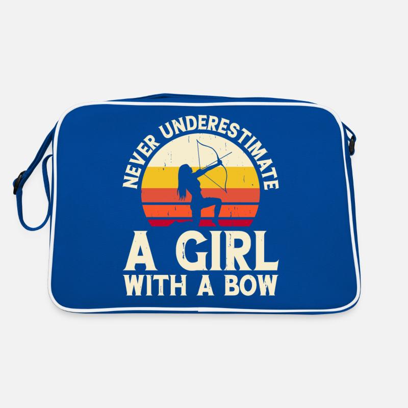 Bogenschütze Bogenschießen Retro Tasche