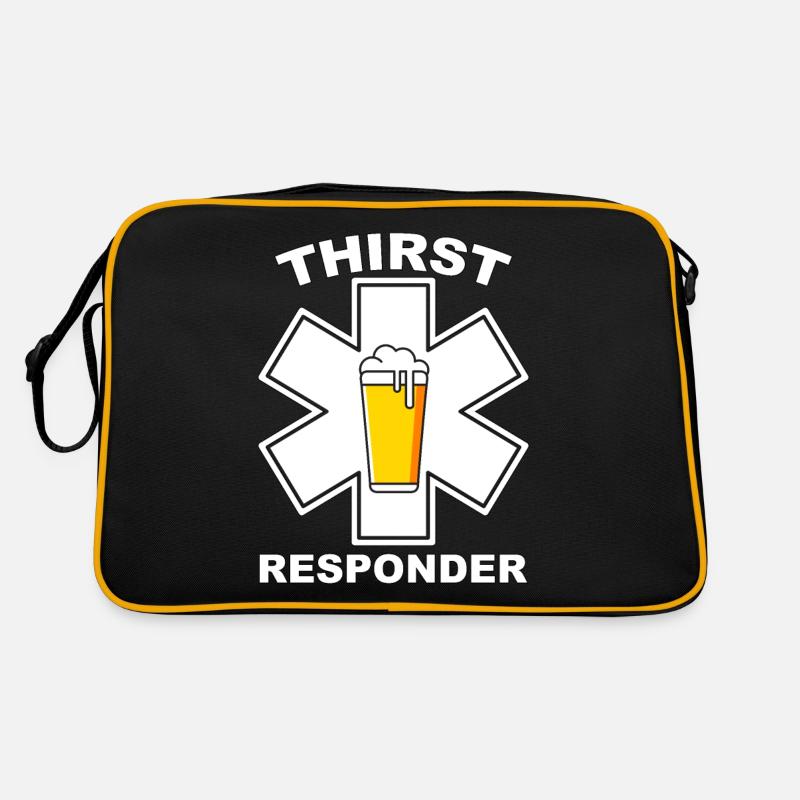 Répondant assoiffé drôle barman conception de médecine Sac Retro