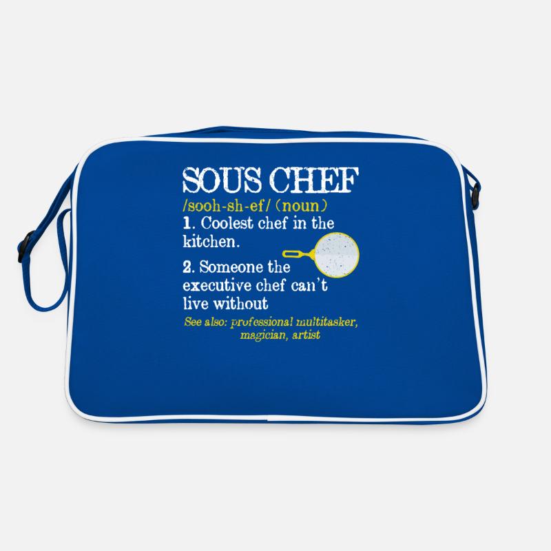 Sous Chef Definition Witzig Kochen Begriff Koch Retro Tasche