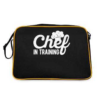 Chef in training Kitchen Culinary Chef of Life - Retro Bag - black/gold - Back