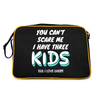 You can't scare me - 3 CHILDREN - Retro Bag - black/gold - Back