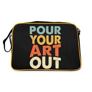 Artiste - Sac Retro - noir/or - Dos